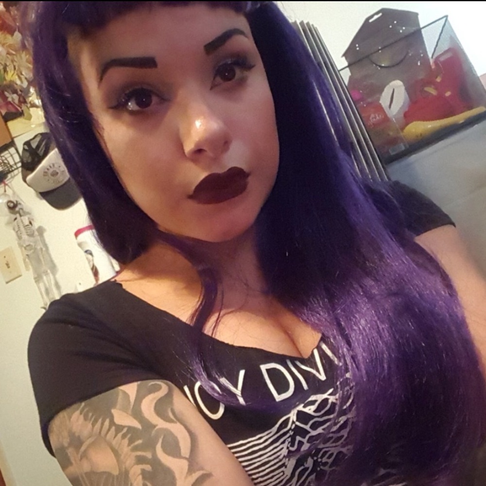 Purple wig -costume